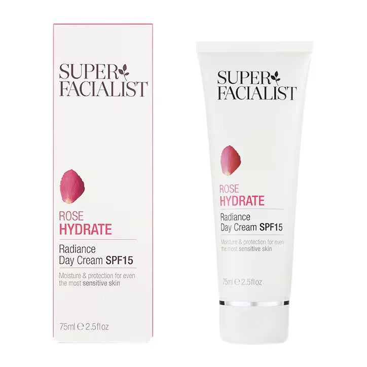 Super Facialist Crema de Día Hidratante y Radiante de Rosa FPS 15 - 75ml