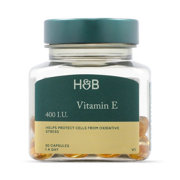 Complemento alimenticio a base de vitamina E 400 UI - 30 Cápsulas