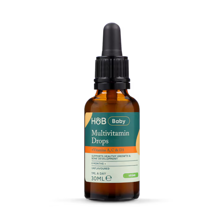 Holland & Barrett Gotas Multivitamínicas con vitaminas A, C y D3 para mayores de 6 meses