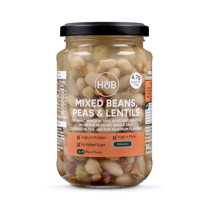 Holland & Barrett Judias Mixtas, Guisantes y Lentejas - 340g