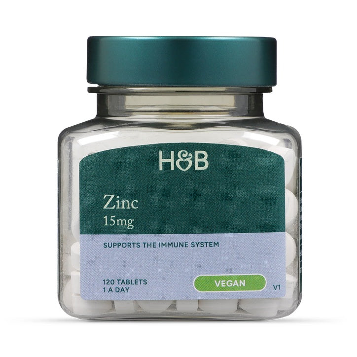 Holland & Barrett Zinc 15mg - 120 Comprimidos
