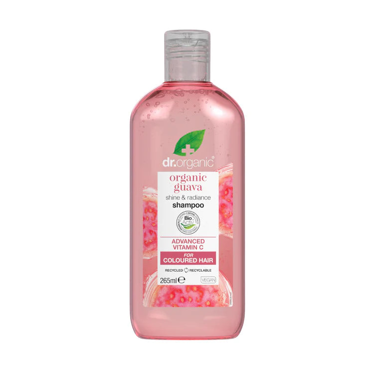 Dr Organic Champú de Guayaba con Vitamina C Para Cabello Teñido - 265ml