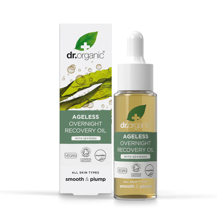 Dr Organic Aceite Recuperador de Noche Algas Marinas Siempre Joven - 30ml