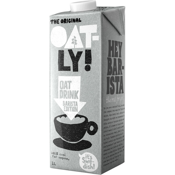 Oatly Bebida de Avena Edición Barista - 1L