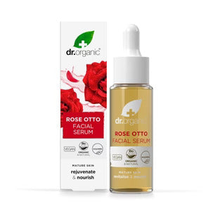 Dr Organic Serum Facial de Rosa de Otto - 30ml