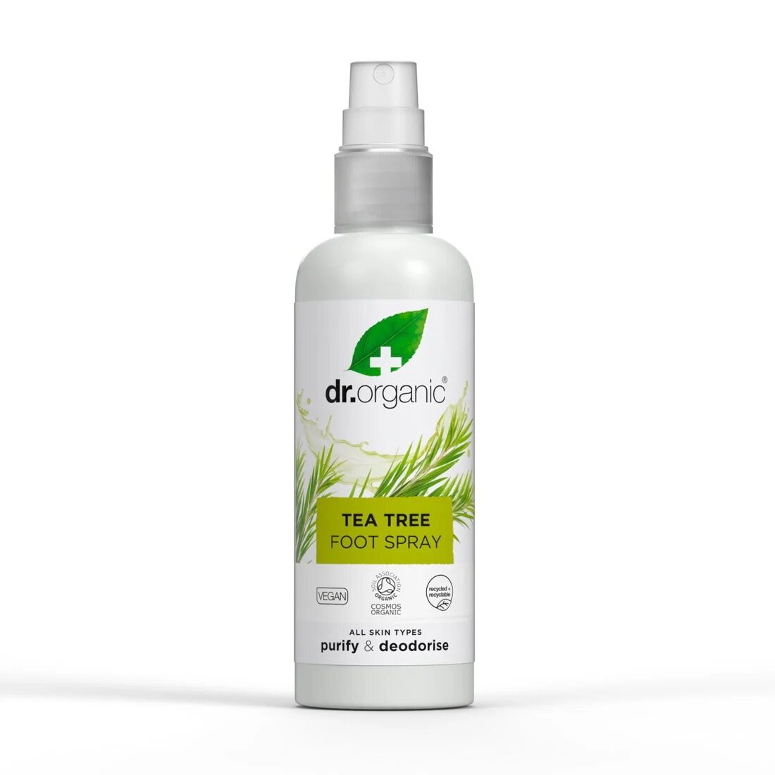 Dr Organic Spray Desodorante para Pies Arbol de Té - 100ml