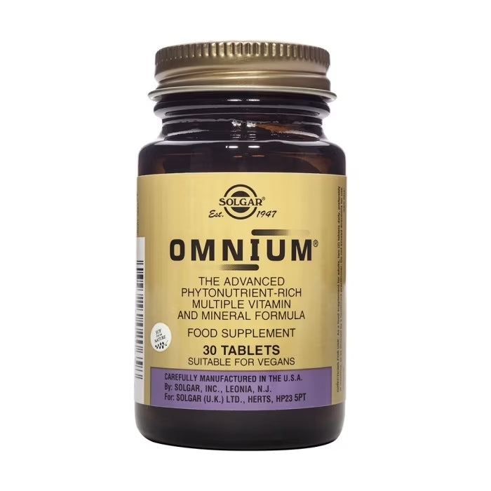 Solgar Omnium Multivitamínico - 30 y 60 Comprimidos