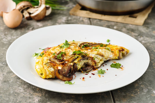 Tortilla vegana de queso - saciante y sin leche ni huevos