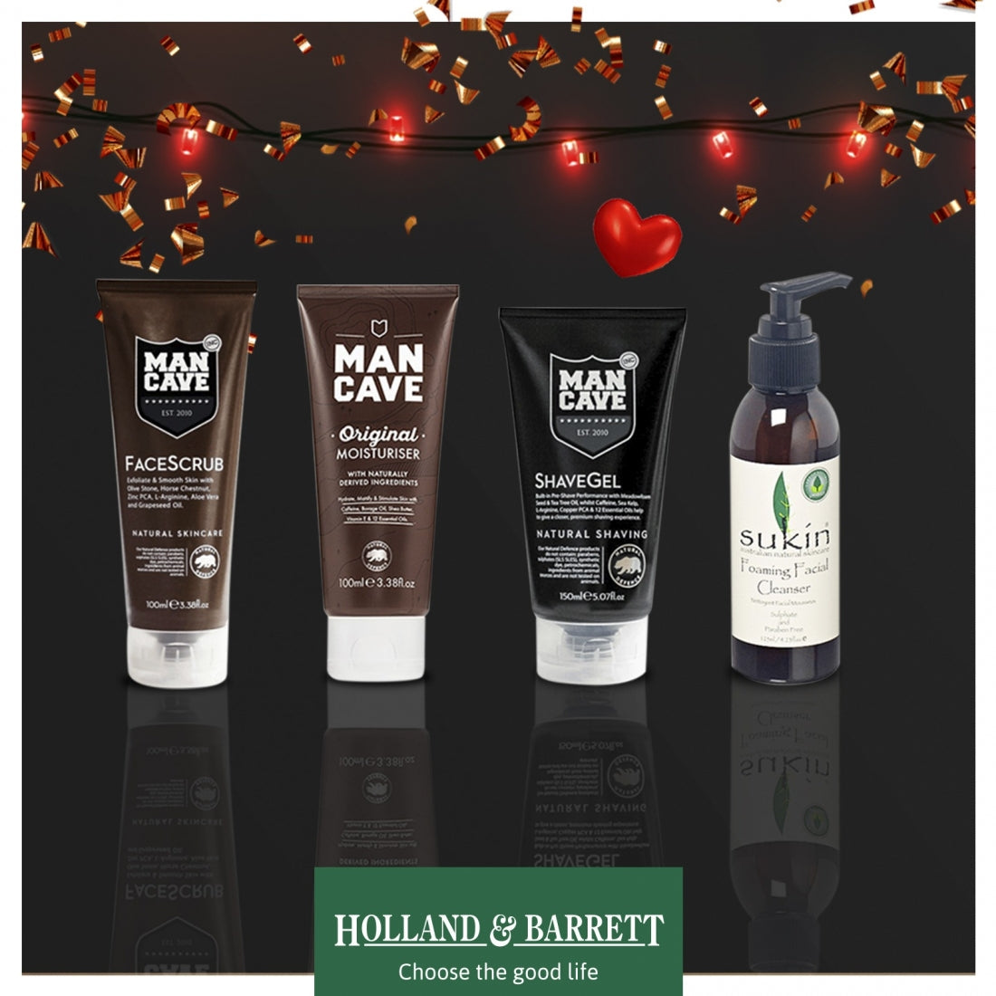 Guía de San Valentín para hombres: el regalo ideal para tu chico con Holland and Barrett.