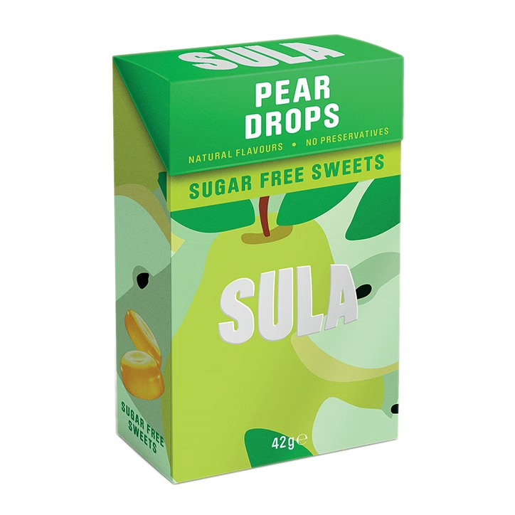 SULA GOTAS DE PERA DULCES SIN AZÚCAR - 42g