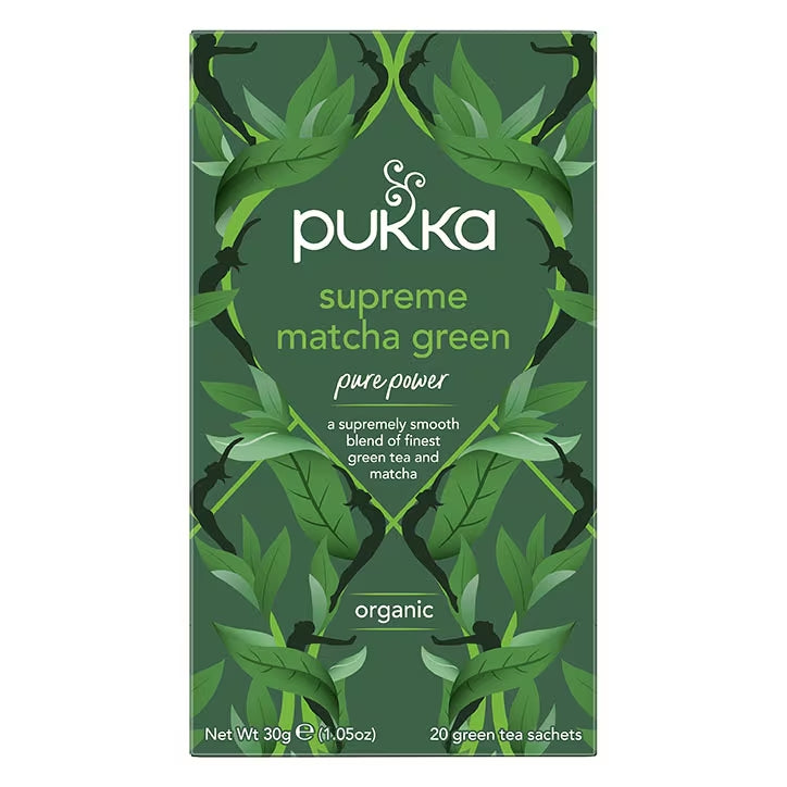 Pukka Mezcla de Té Verde y Matcha Orgánicos - 20 Bolsitas