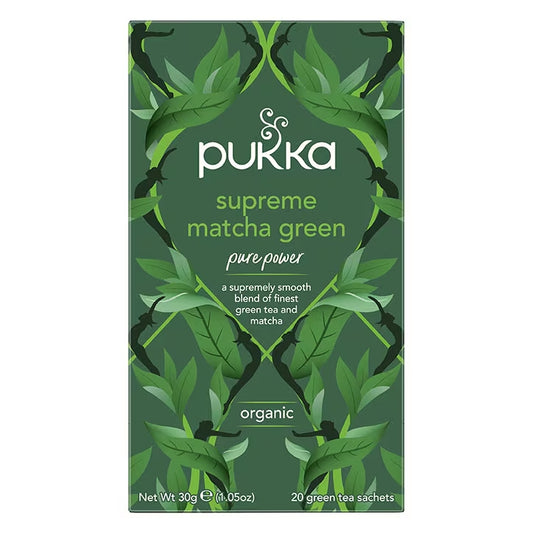 Pukka Mezcla de Té Verde y Matcha Orgánicos - 20 Bolsitas