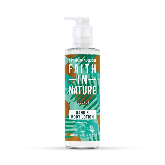 Faith in Nature Loción para Manos y Cuerpo de Coco  - 400ml