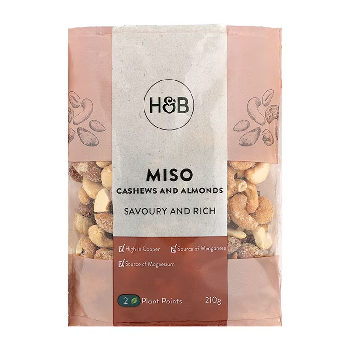 Holland & Barrett Miso Anacardos y Almendras - 210g