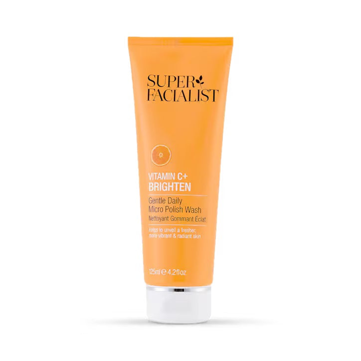 Super Facialist Limpiador Suave Diario con Micropulido y Vitamina C+ Iluminador - 125ml