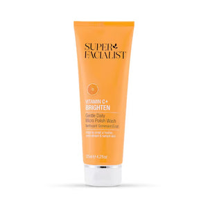 Super Facialist Limpiador Suave Diario con Micropulido y Vitamina C+ Iluminador - 125ml