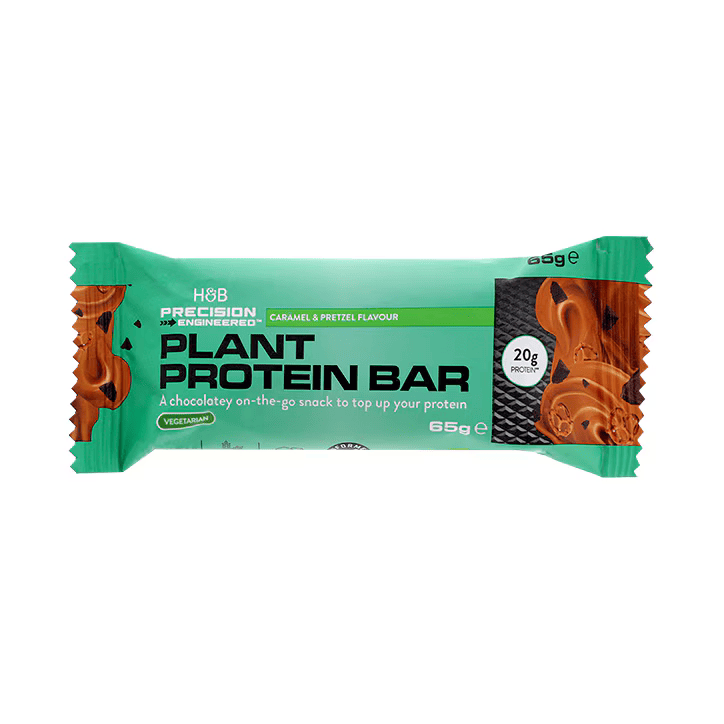 Precision Engineered Barrita de Proteína Vegetal Sabor Caramelo y Pretzel - 65g