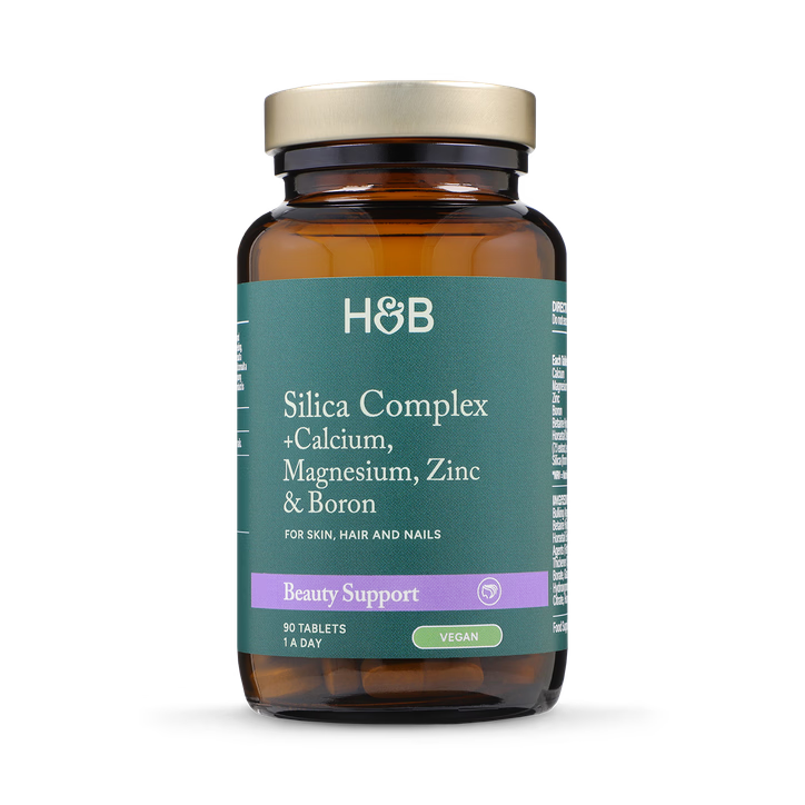 Holland & Barrett Complejo de Sílice + Magnesio, Calcio, Zinc y Boro - 90 Comprimidos