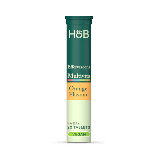 Holland & Barrett Multivitamínico Efervescente Sabor Naranja - 20 Comprimidos