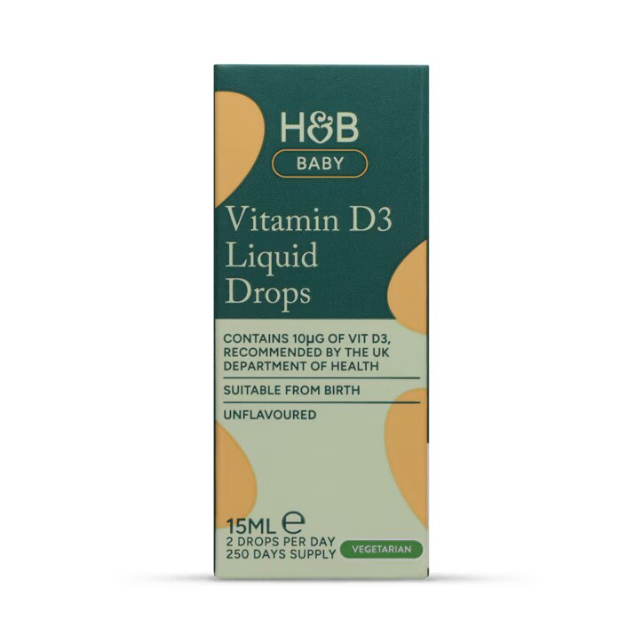 Holland & Barrett Vitamina D3 Liquida en Gotas para Bebes - 15ml