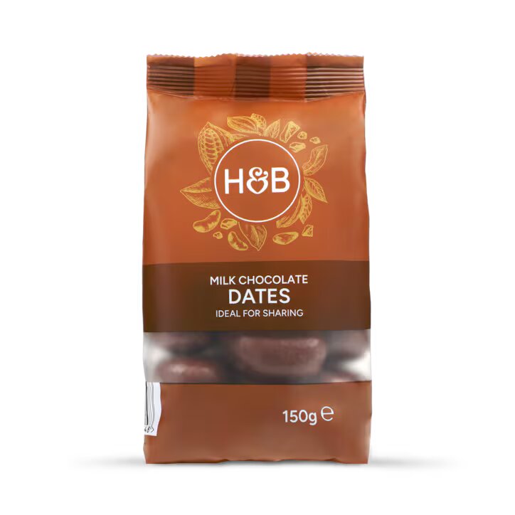 Holland & Barrett Dátiles con Chocolate con Leche - 150g