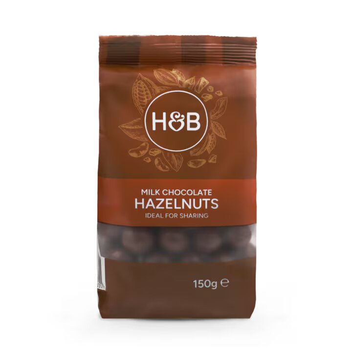 Holland & Barrett Avellanas con Chocolate con Leche - 150 g