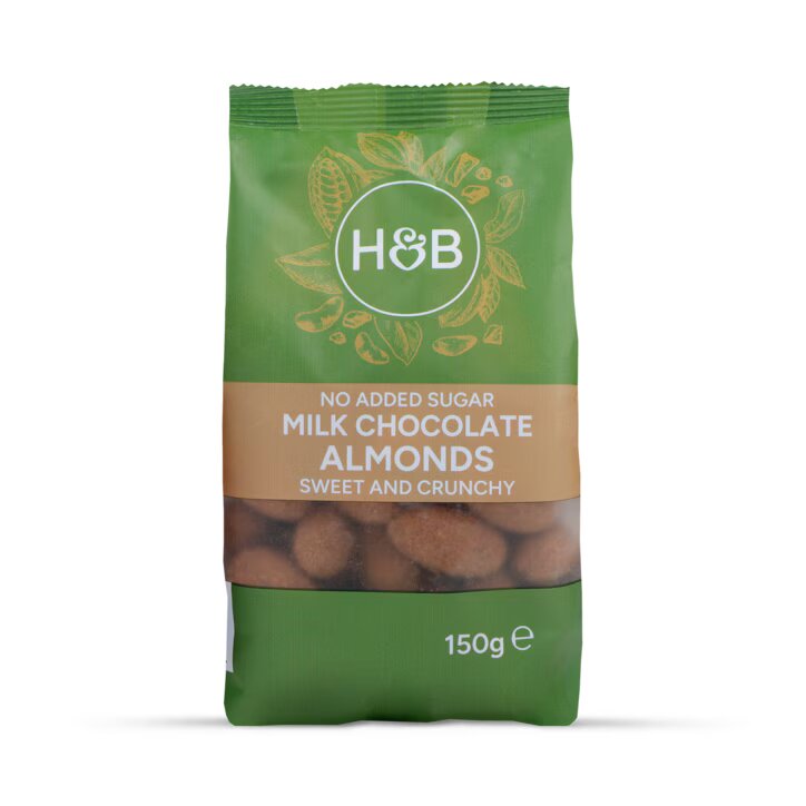 Holland & Barrett con Chocolate con Leche sin Azúcar Añadido - 150g