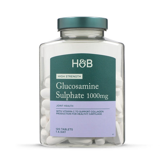 Holland & Barrett Sulfato de Glucosamina 1000mg Alta Potencia - 120 Comprimidos