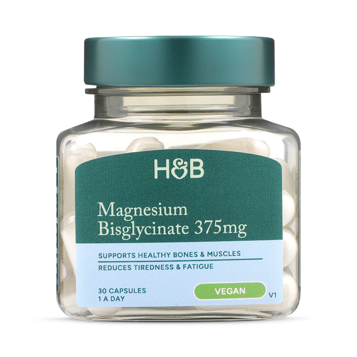 Holland & Barrett Bisglicinato de Magnesio 375mg - 30 Cápsulas