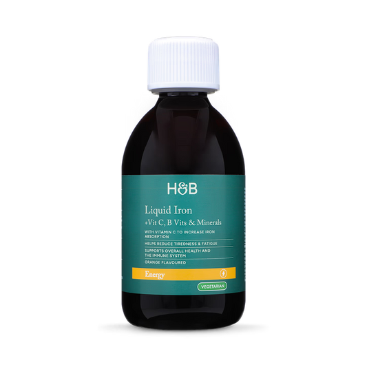 Holland & Barrett Hierro Liquido + Vitaminas B, C y Minerales - 250ml