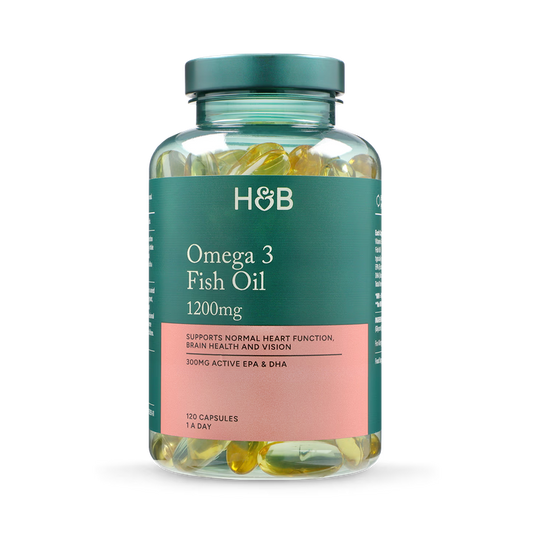 Holland & Barrett Aceite de Pescado Omega 3 1200mg - 120 Cápsulas