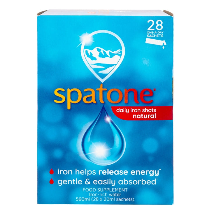 Spatone Suplemento Natural Líquido de Hierro 20ml - 28 Bolsitas
