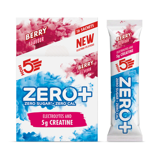 High5 Zero+ Electrolitos y 5g de Creatina Sabor Bayas- 16 Sobres