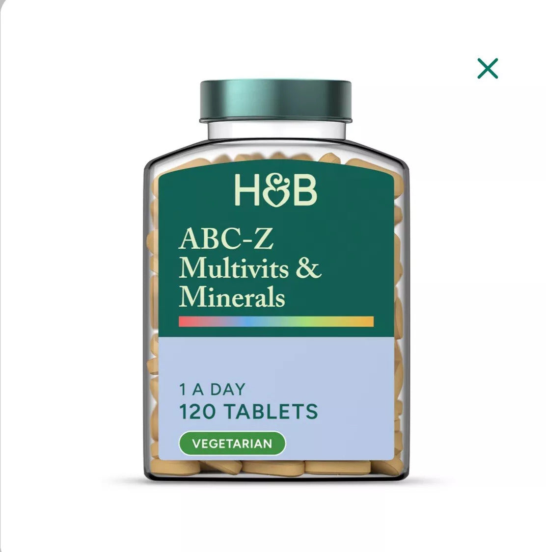 Holland & Barrett Multivitaminas y Minerales ABC a Z - 120 Comprimidos
