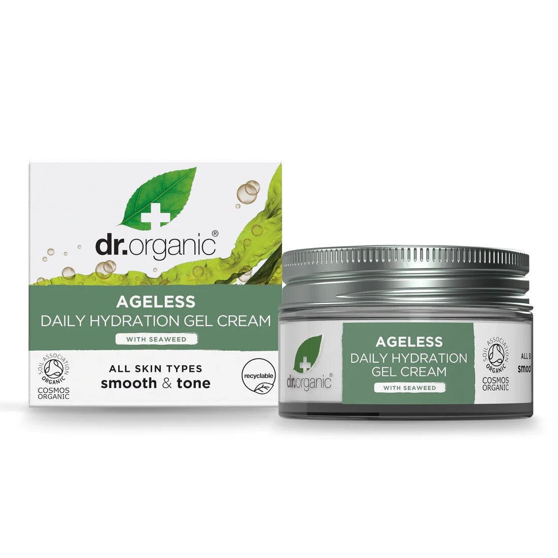 Dr Organic Crema de Día en Gel de Algas Marinas Siempre Joven - 50ml