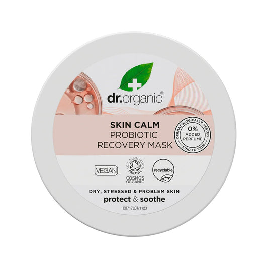 Dr Organic Mascarilla Recuperadora Probiótica Skin Calm para Pieles Estresadas - 100ml