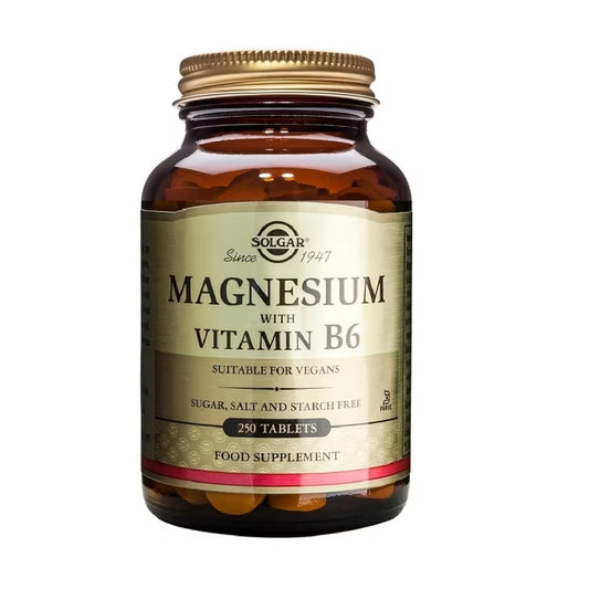 Solgar Magnesio con Vitamina B6 - Comprimidos