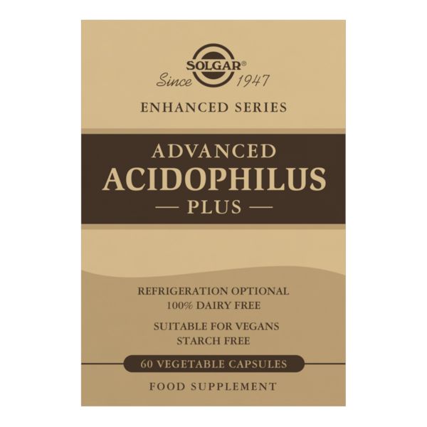 Solgar Acidophilus Avanzado Plus - Cápsulas Vegetales