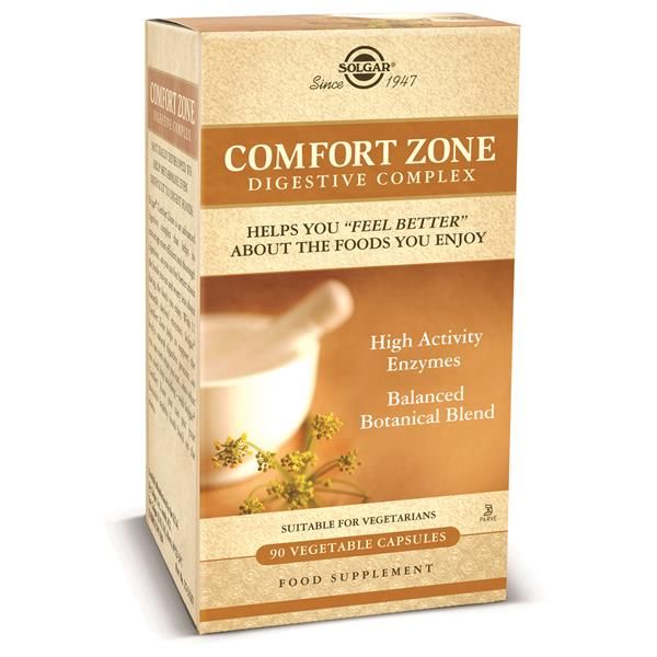 Solgar Comfort Zone Complejo Digestivo - 90 Cápsulas Vegetales