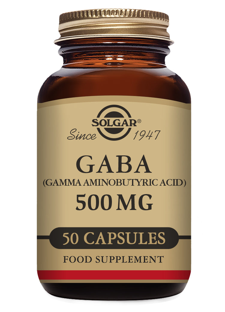 Solgar Gaba 500 mg - 50 Capsulas vegetales