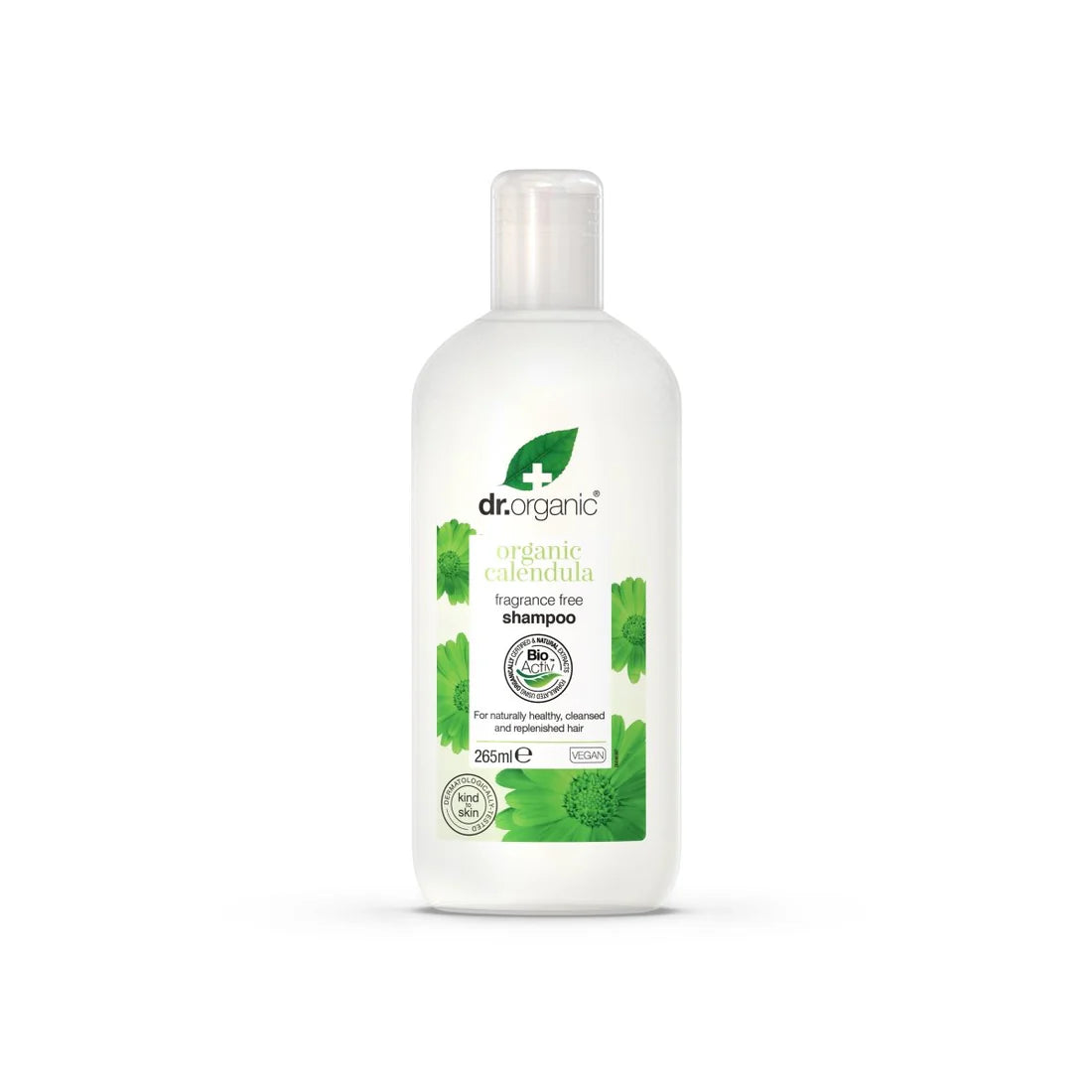 Dr Organic Champú de Caléndula para Cuero Cabelludo Sensible - 265ml
