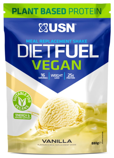 USN DIET FUEL Vegano Batido Sustitutivo de Comida - 880g