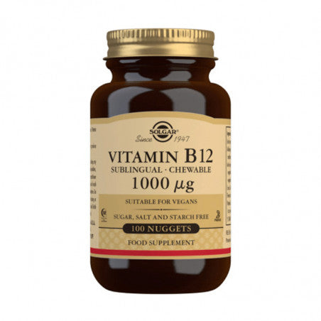 Solgar Vitamina B12 1000 µg - 100 Comprimidos masticables
