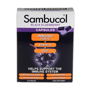 Sambucol Black Elderberry Immuno Forte - 30 Capsules