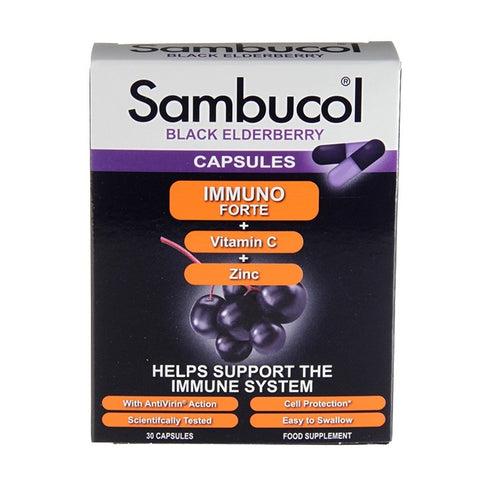 Sambucol Black Elderberry Immuno Forte - 30 Capsules