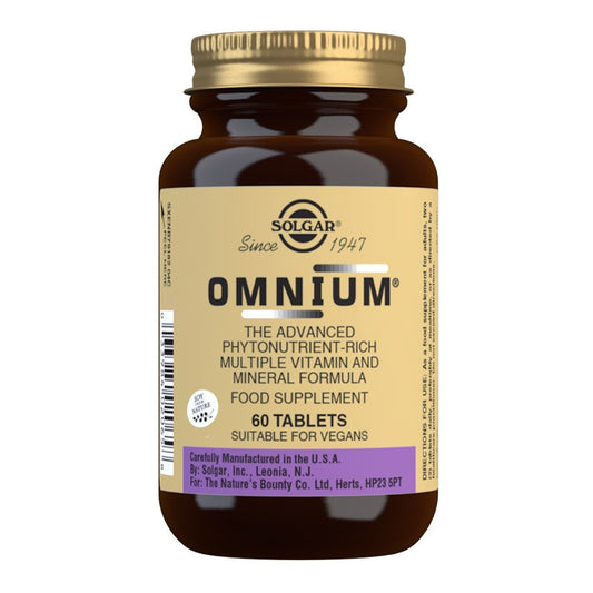 Solgar Omnium Multivitamínico - 30 y 60 Comprimidos