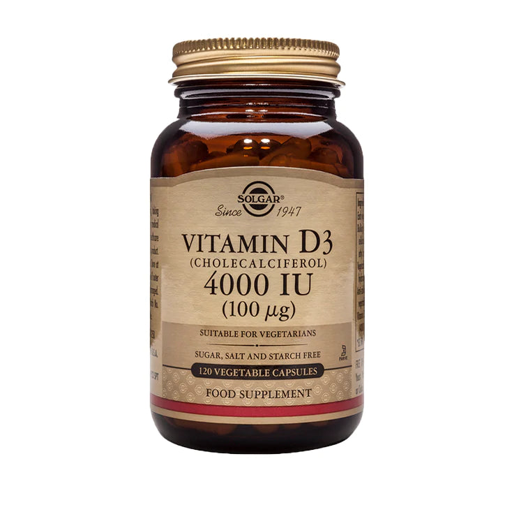 Solgar Vitamina D3 4000 IU - Cápsulas Vegetales